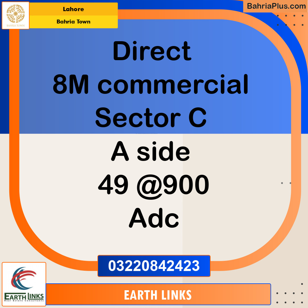 Commercial Plot for Sale in Bahria Town, Lahore - (BP-236077)