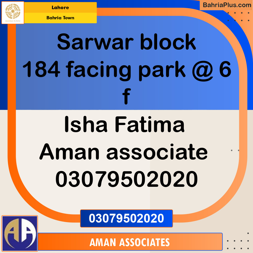 Residential Plot for Sale in Bahria Town, Lahore - (BP-236625)