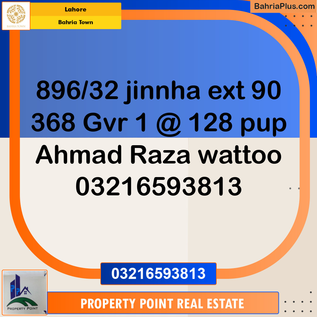 Residential Plot for Sale in Bahria Town, Lahore - (BP-236709)
