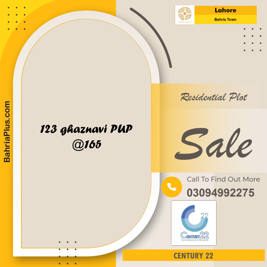10 Marla Residential Plot for Sale in Bahria Town, Lahore - (BP-236741)