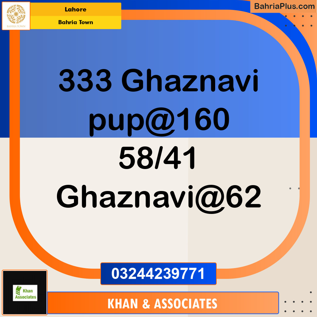 Residential Plot for Sale in Bahria Town, Lahore - (BP-236772)