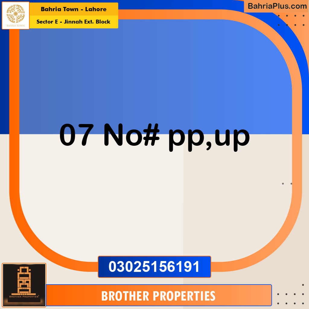10 Marla Residential Plot for Sale in Sector E - Jinnah Ext. Block -  Bahria Town, Lahore - (BP-236942)