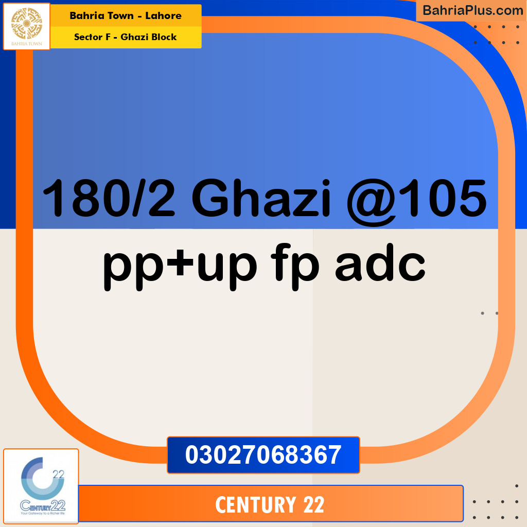 Residential Plot for Sale in Sector F - Ghazi Block -  Bahria Town, Lahore - (BP-237067)