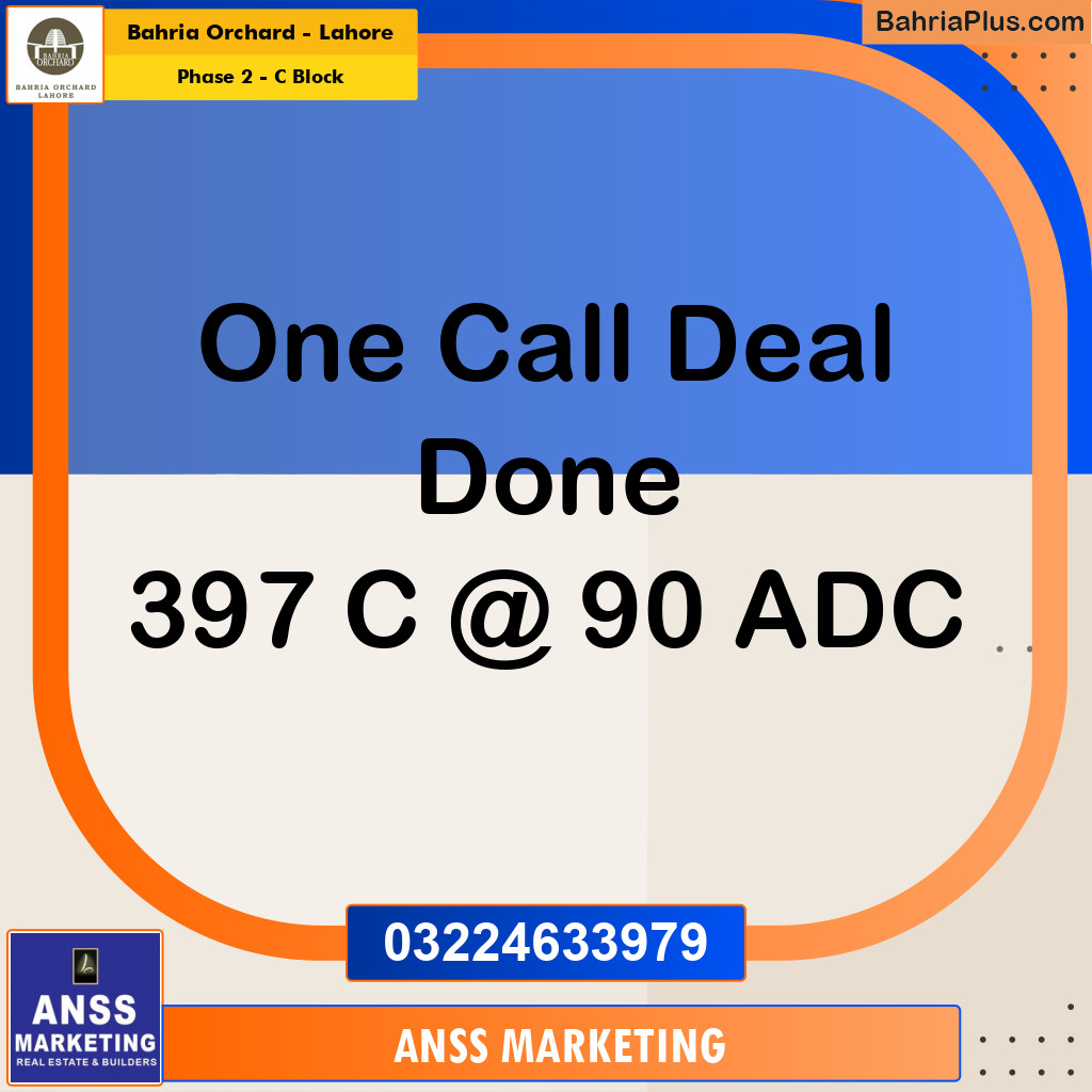 8 Marla Residential Plot for Sale in Phase 2 - C Block -  Bahria Orchard, Lahore - (BP-237940)