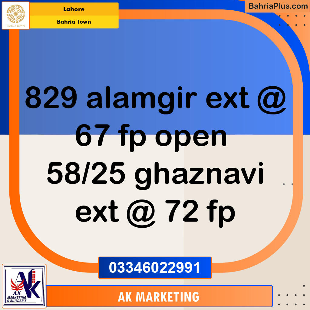 5 Marla Residential Plot for Sale in Bahria Town, Lahore - (BP-238030)