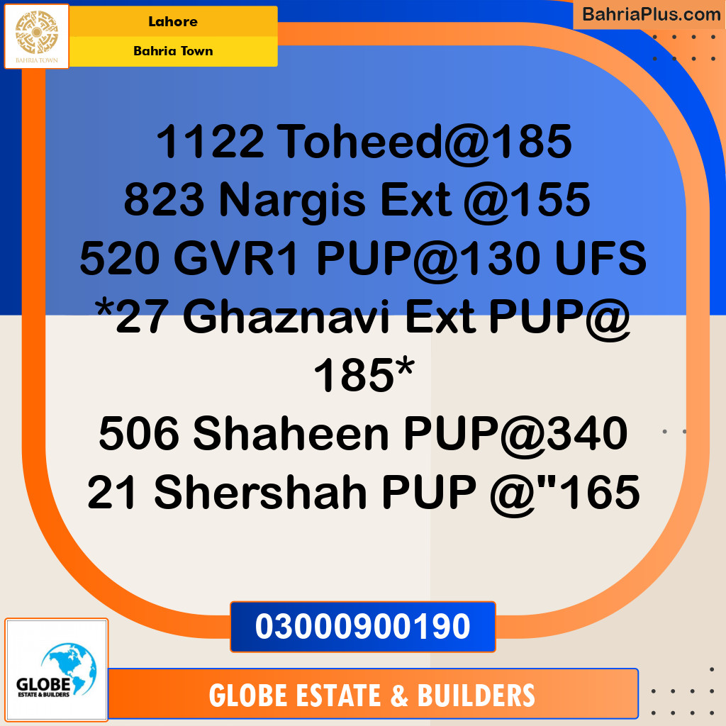 Residential Plot for Sale in Bahria Town, Lahore - (BP-238052)