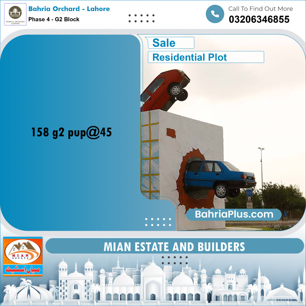 5 Marla Residential Plot for Sale in Phase 4 - G2 Block -  Bahria Orchard, Lahore - (BP-238112)