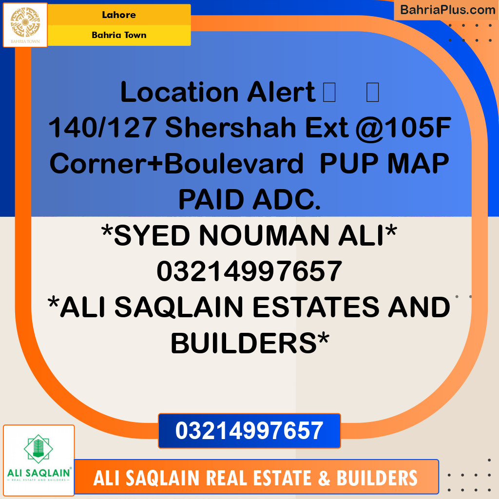 Residential Plot for Sale in Bahria Town, Lahore - (BP-238211)