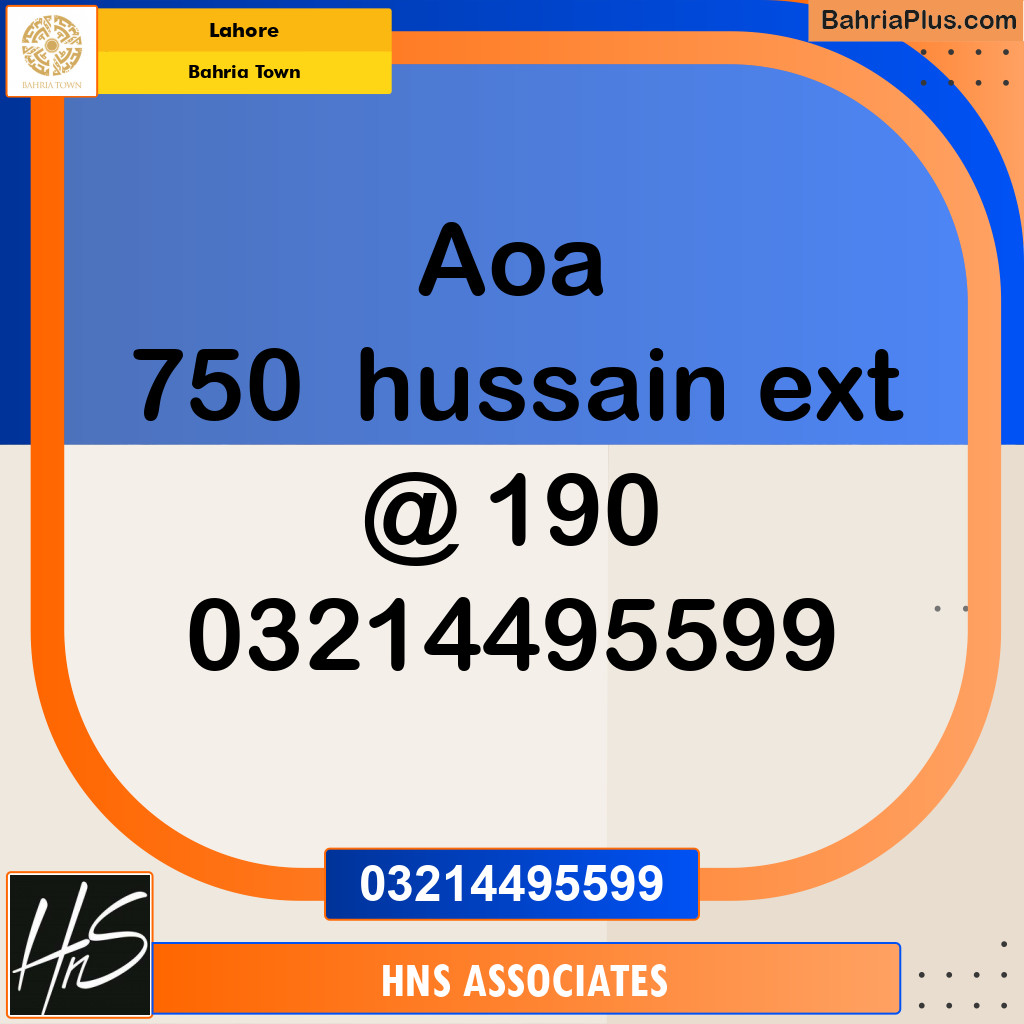 Residential Plot for Sale in Bahria Town, Lahore - (BP-238913)