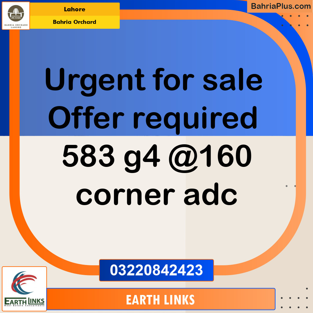 Residential Plot for Sale in Bahria Orchard, Lahore - (BP-238959)