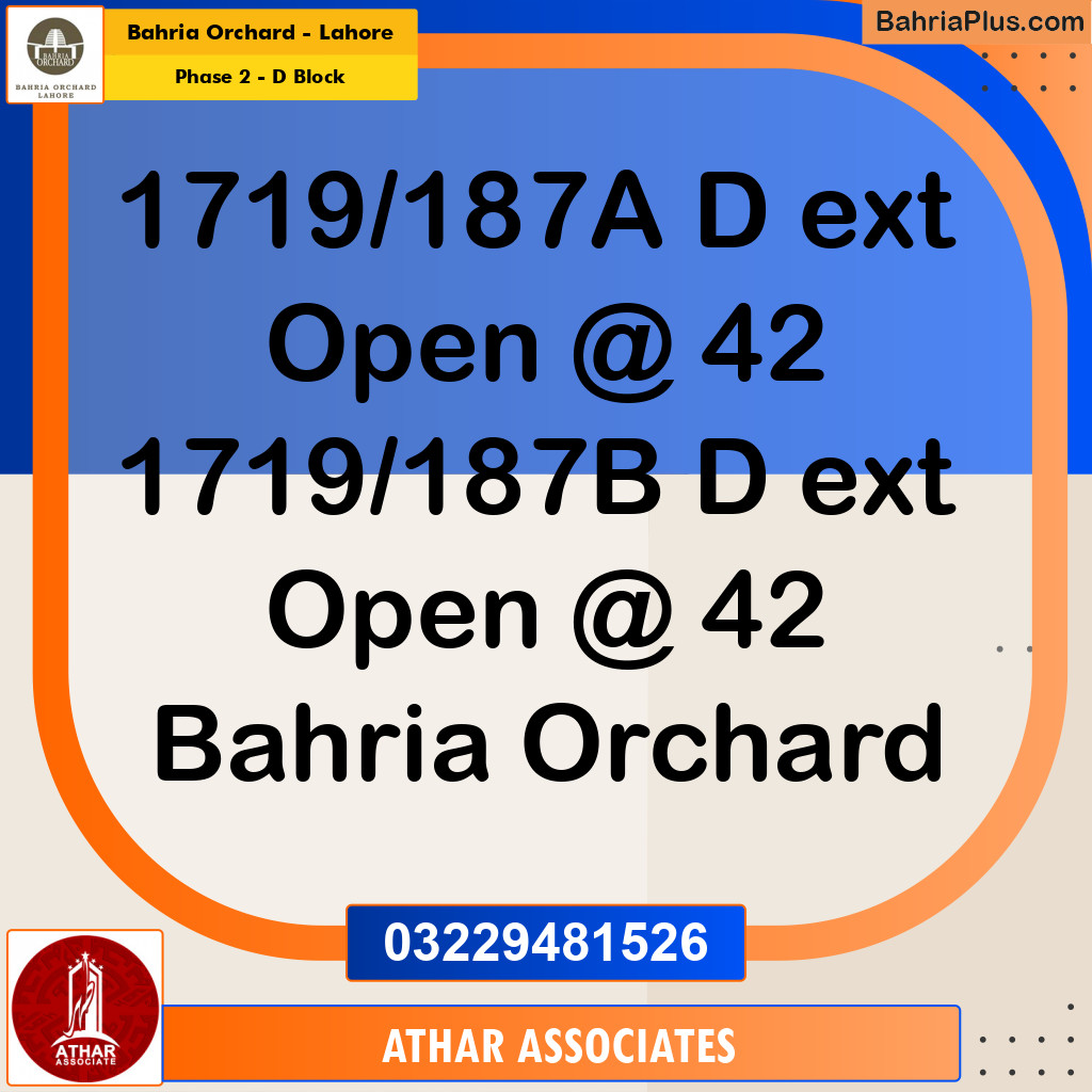 5 Marla Residential Plot for Sale in Phase 2 - D Block -  Bahria Orchard, Lahore - (BP-238973)