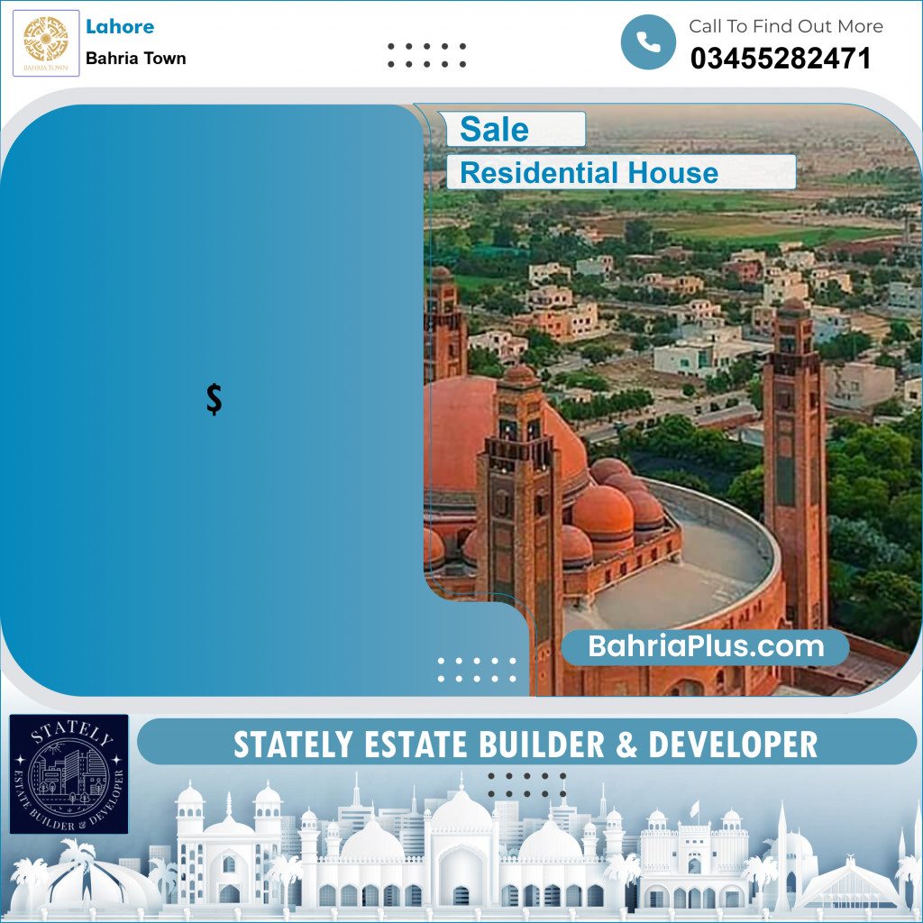 Residential House for Sale in Bahria Town, Lahore - (BP-239102)