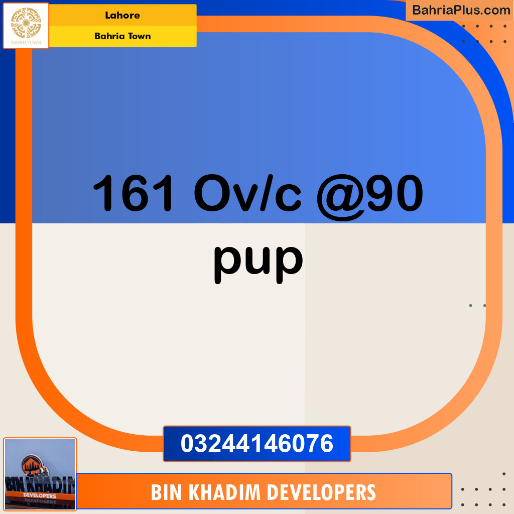 Residential Plot for Sale in Bahria Town, Lahore - (BP-239191)