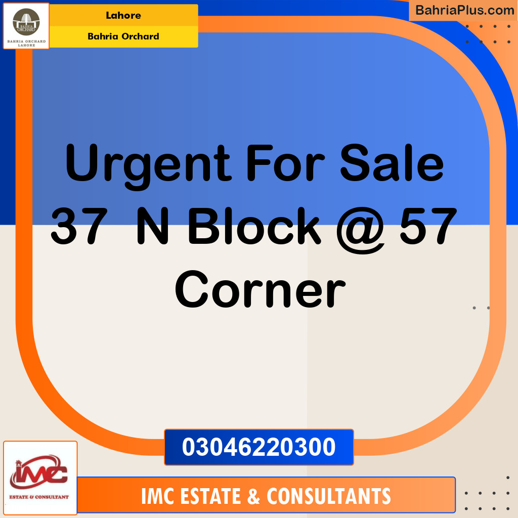 Residential Plot for Sale in Bahria Orchard, Lahore - (BP-239659)