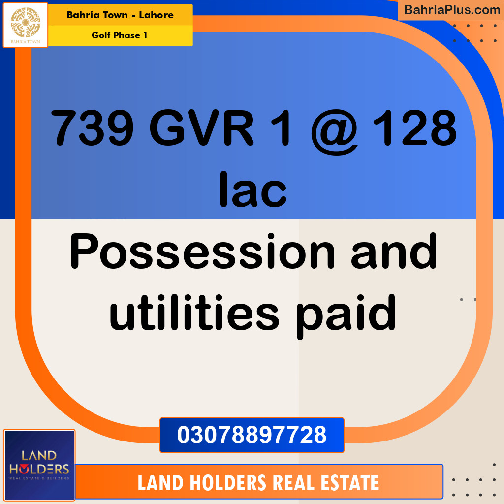 10 Marla Residential Plot for Sale in Golf Phase 1 -  Bahria Town, Lahore - (BP-239952)