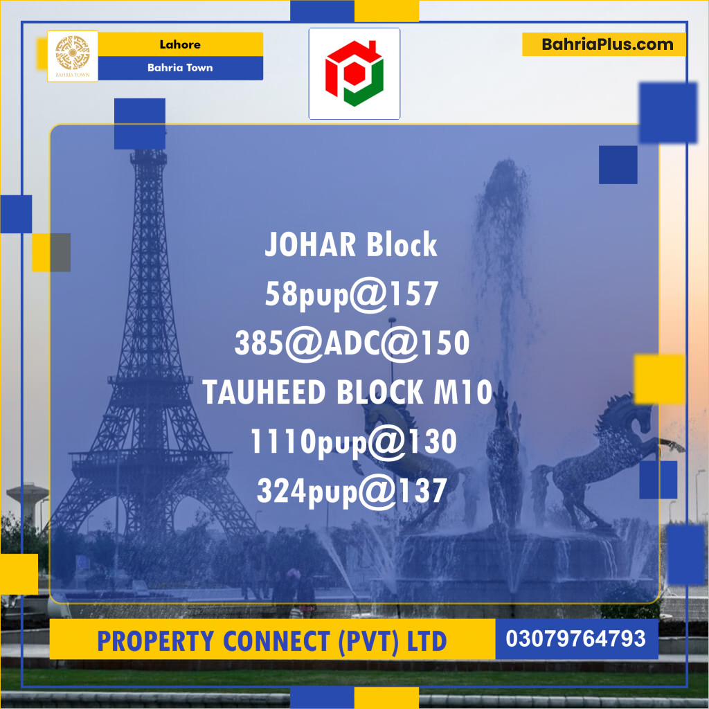 Residential Plot for Sale in Bahria Town, Lahore - (BP-240001)