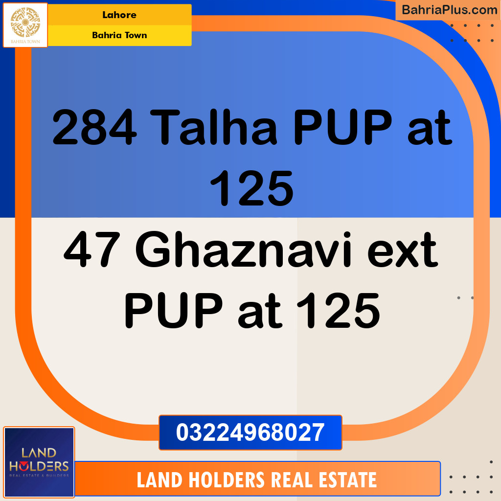 10 Marla Residential Plot for Sale in Bahria Town, Lahore - (BP-240377)