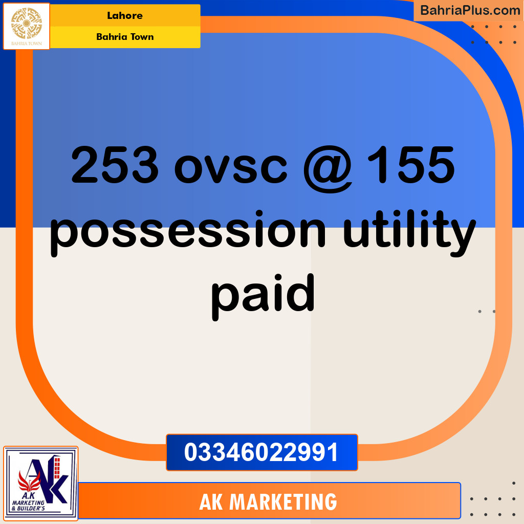 10 Marla Residential Plot for Sale in Bahria Town, Lahore - (BP-240435)