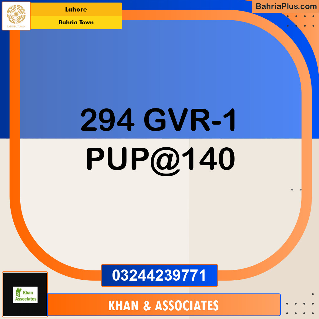 Residential Plot for Sale in Bahria Town, Lahore - (BP-240438)