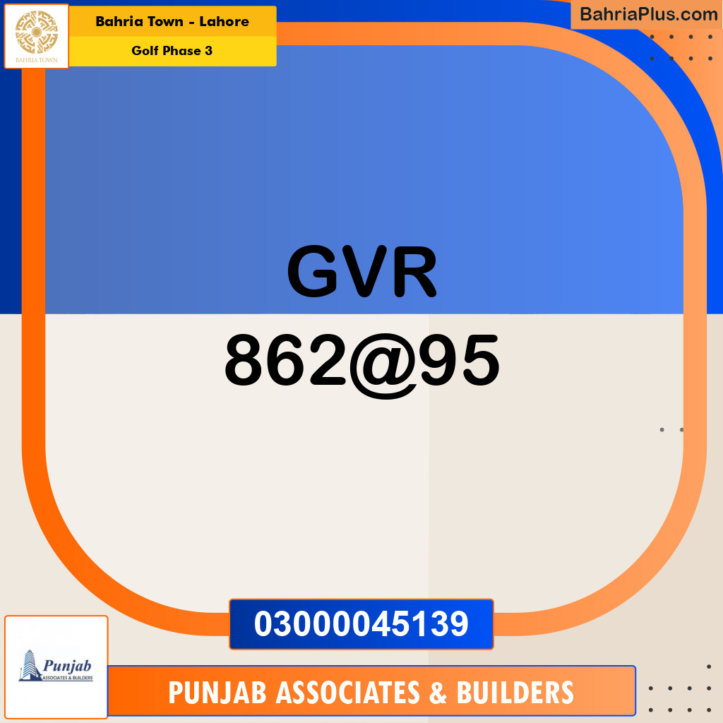 10 Marla Residential Plot for Sale in Golf Phase 3 -  Bahria Town, Lahore - (BP-240559)