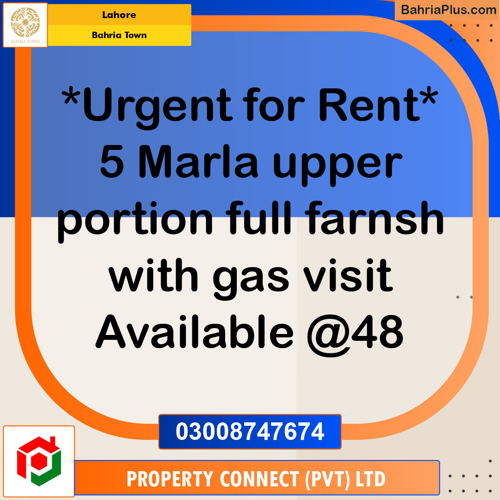Residential House for Rent in Bahria Town, Lahore - (BP-241348)
