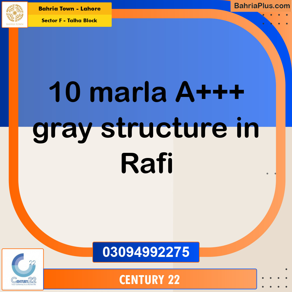 10 Marla Residential House for Sale in Sector F - Talha Block -  Bahria Town, Lahore - (BP-241385)