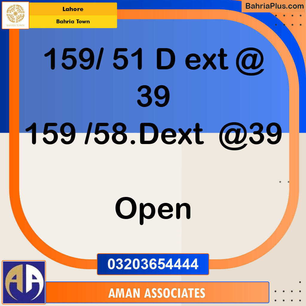 Residential Plot for Sale in Bahria Town, Lahore - (BP-242144)