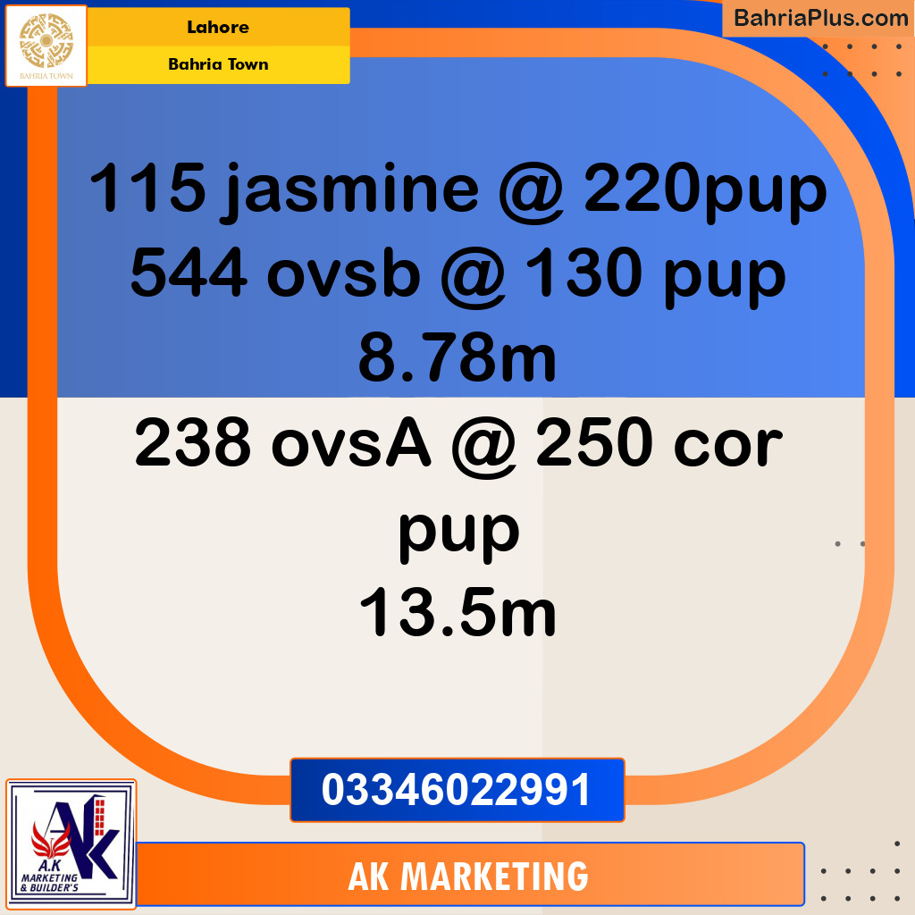 10 Marla Residential Plot for Sale in Bahria Town, Lahore - (BP-242350)