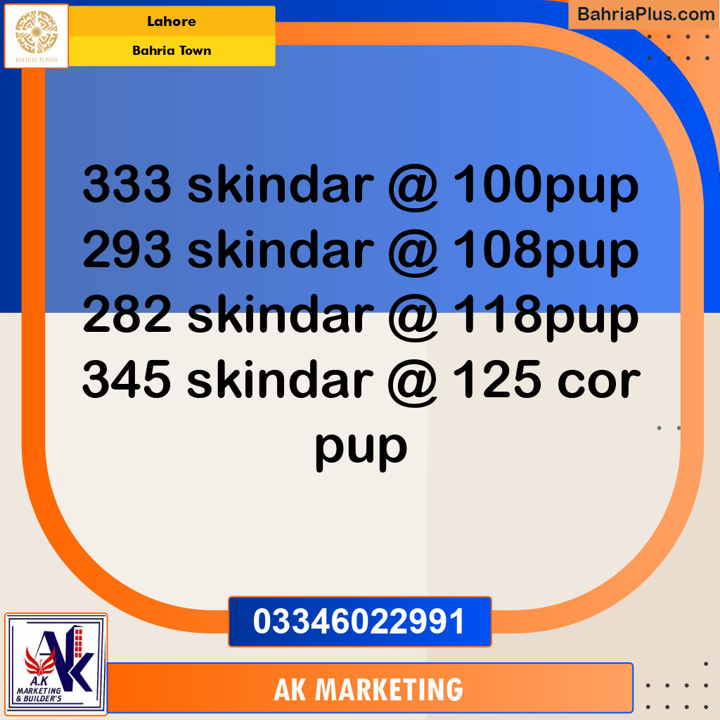 10 Marla Residential Plot for Sale in Bahria Town, Lahore - (BP-242763)