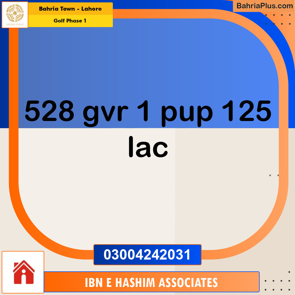 10 Marla Residential Plot for Sale in Golf Phase 1 -  Bahria Town, Lahore - (BP-242907)