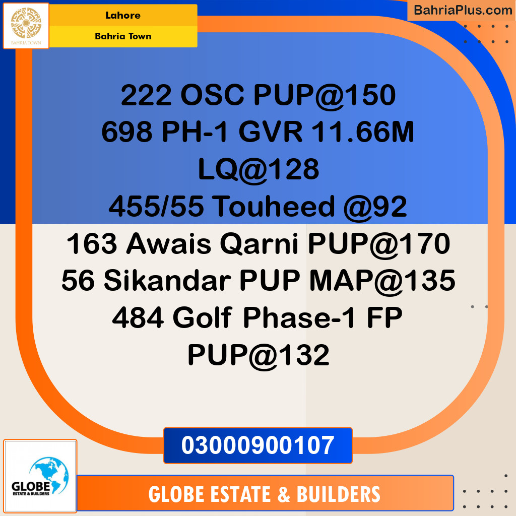 Residential Plot for Sale in Bahria Town, Lahore - (BP-243057)