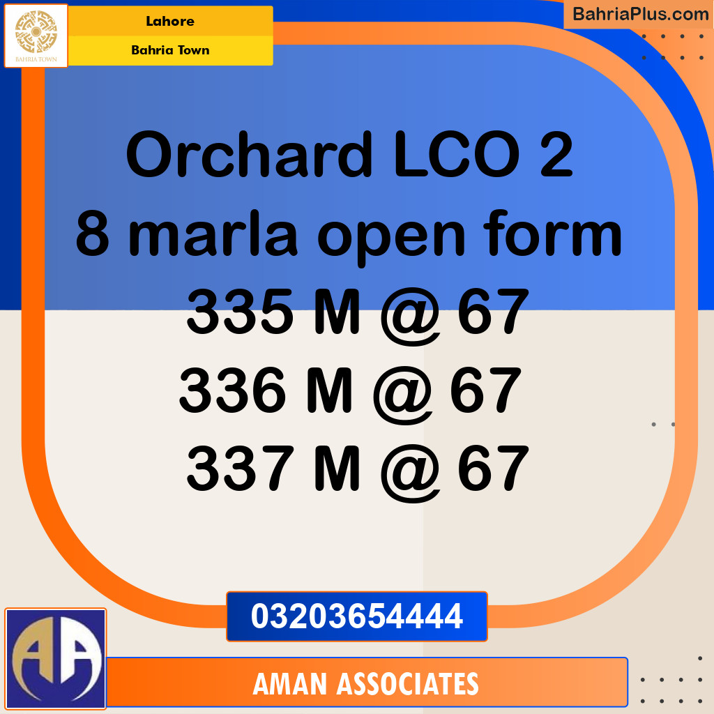 Residential Plot for Sale in Bahria Town, Lahore - (BP-243099)