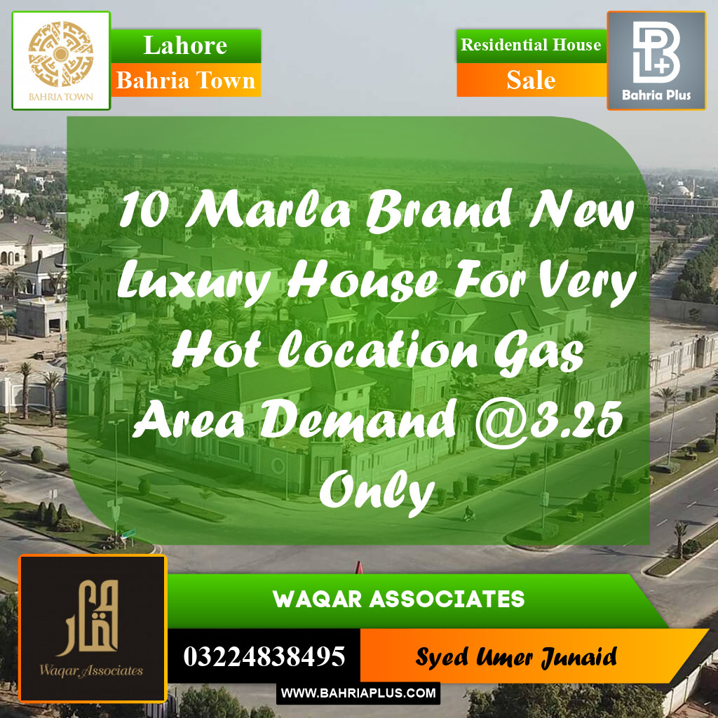 Residential House for Sale in Bahria Town, Lahore - (BP-243195)