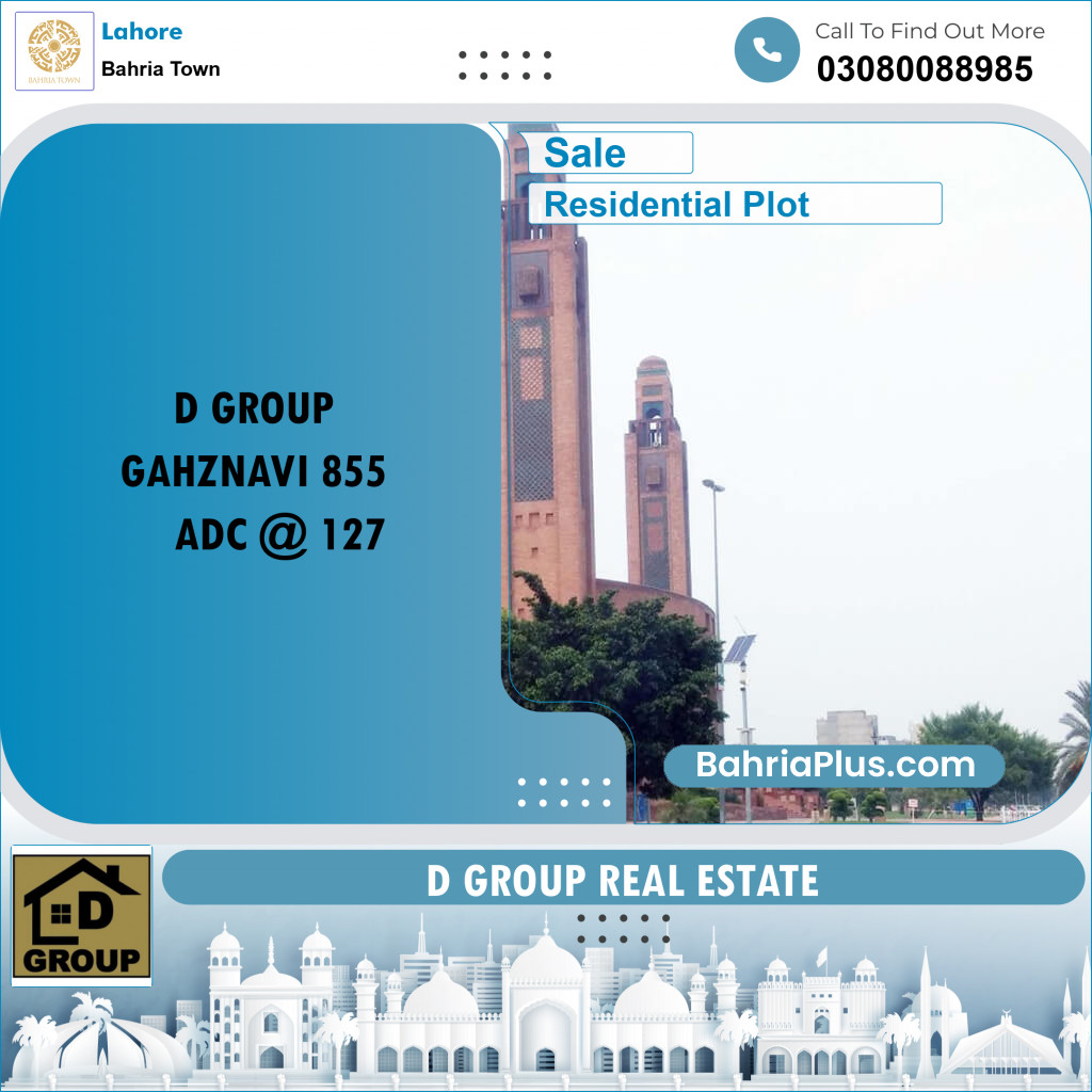 Residential Plot for Sale in Bahria Town, Lahore - (BP-243246)