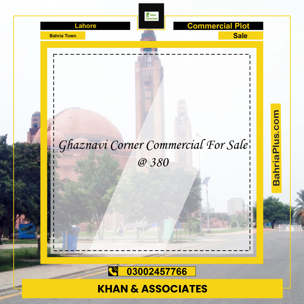 Commercial Plot for Sale in Bahria Town, Lahore - (BP-243419)