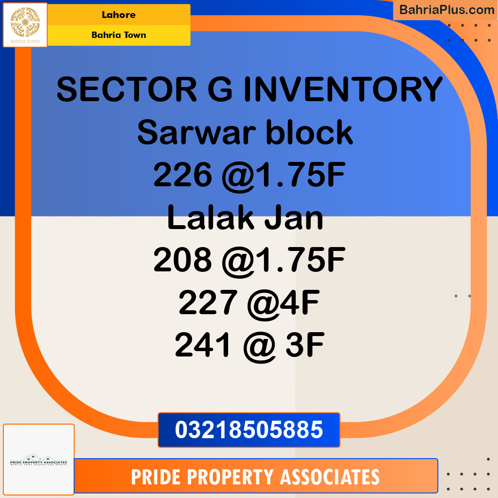 Residential Plot for Sale in Bahria Town, Lahore - (BP-243606)