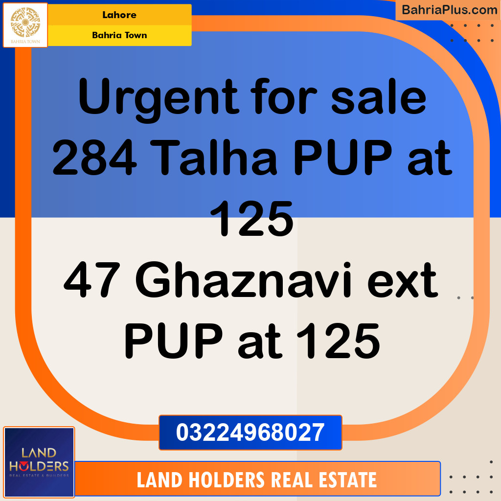 10 Marla Residential Plot for Sale in Bahria Town, Lahore - (BP-243676)