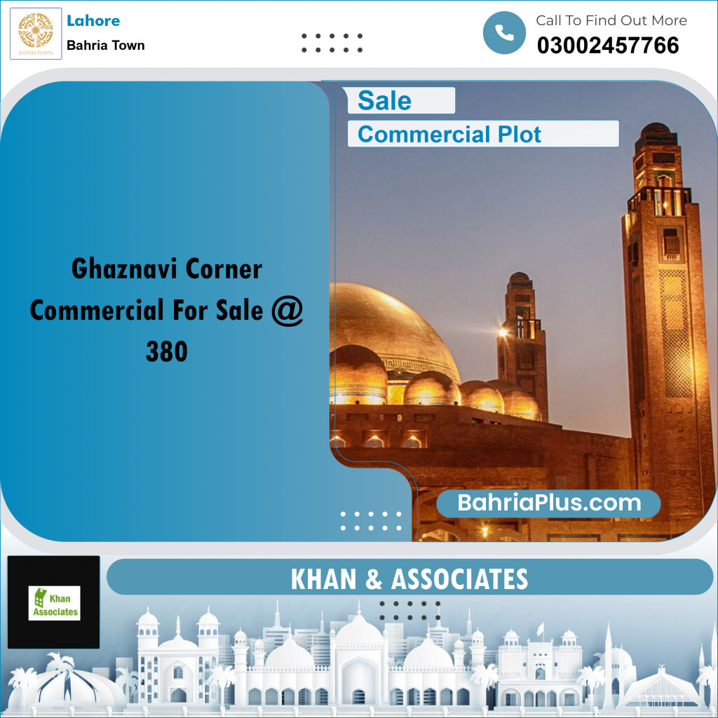 Commercial Plot for Sale in Bahria Town, Lahore - (BP-243814)