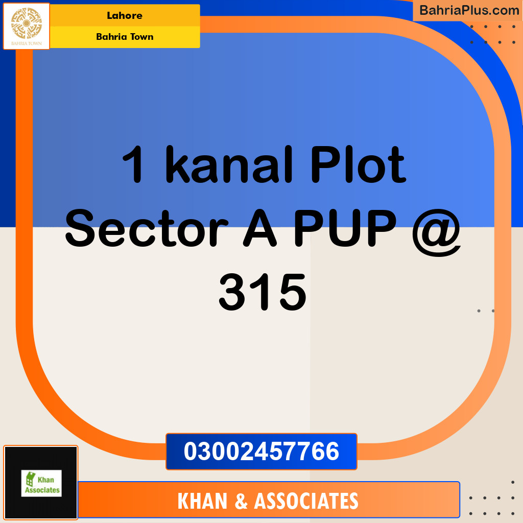 Residential Plot for Sale in Bahria Town, Lahore - (BP-244042)