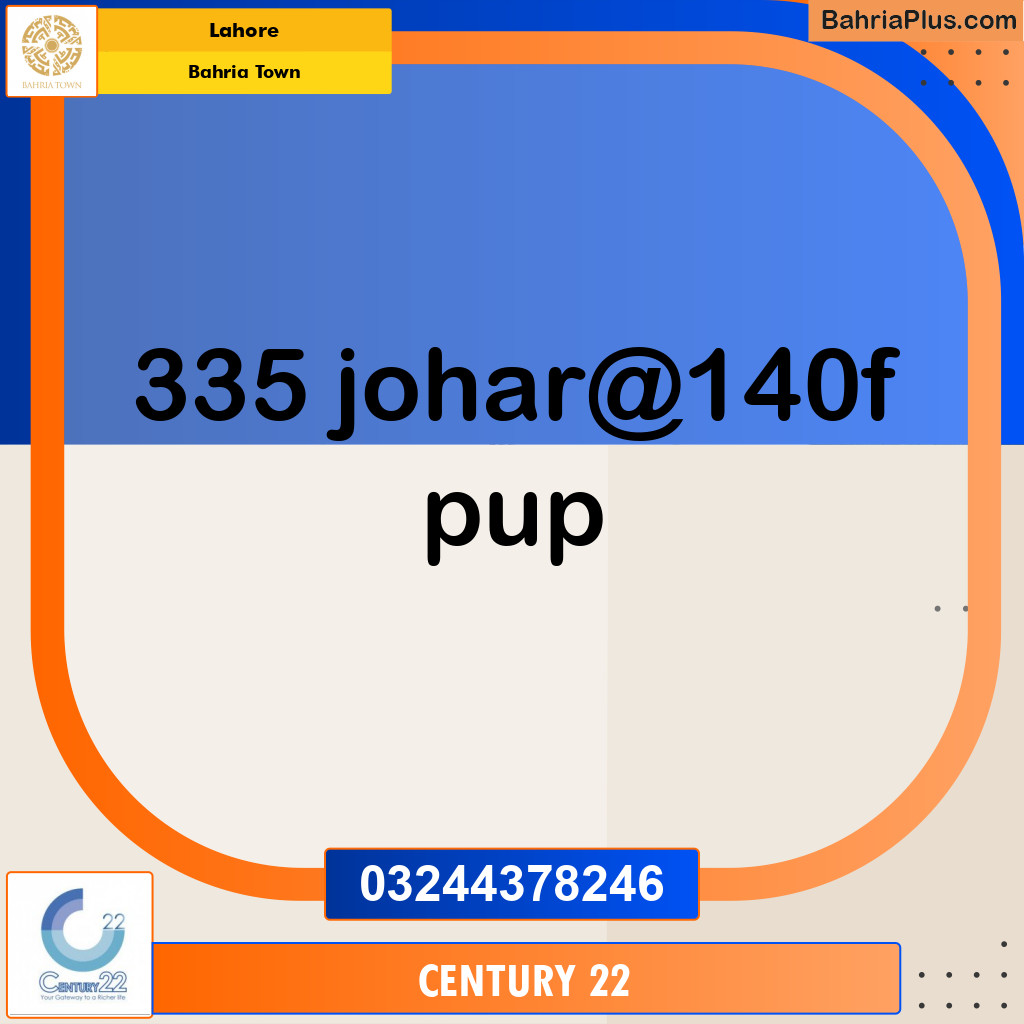 Residential Plot for Sale in Bahria Town, Lahore - (BP-244094)