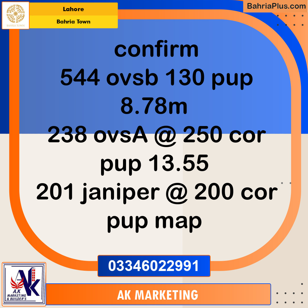 10 Marla Residential Plot for Sale in Bahria Town, Lahore - (BP-244426)