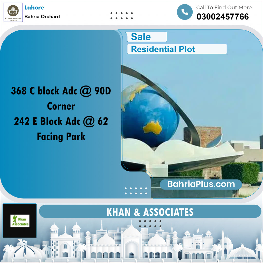 Residential Plot for Sale in Bahria Orchard, Lahore - (BP-244482)