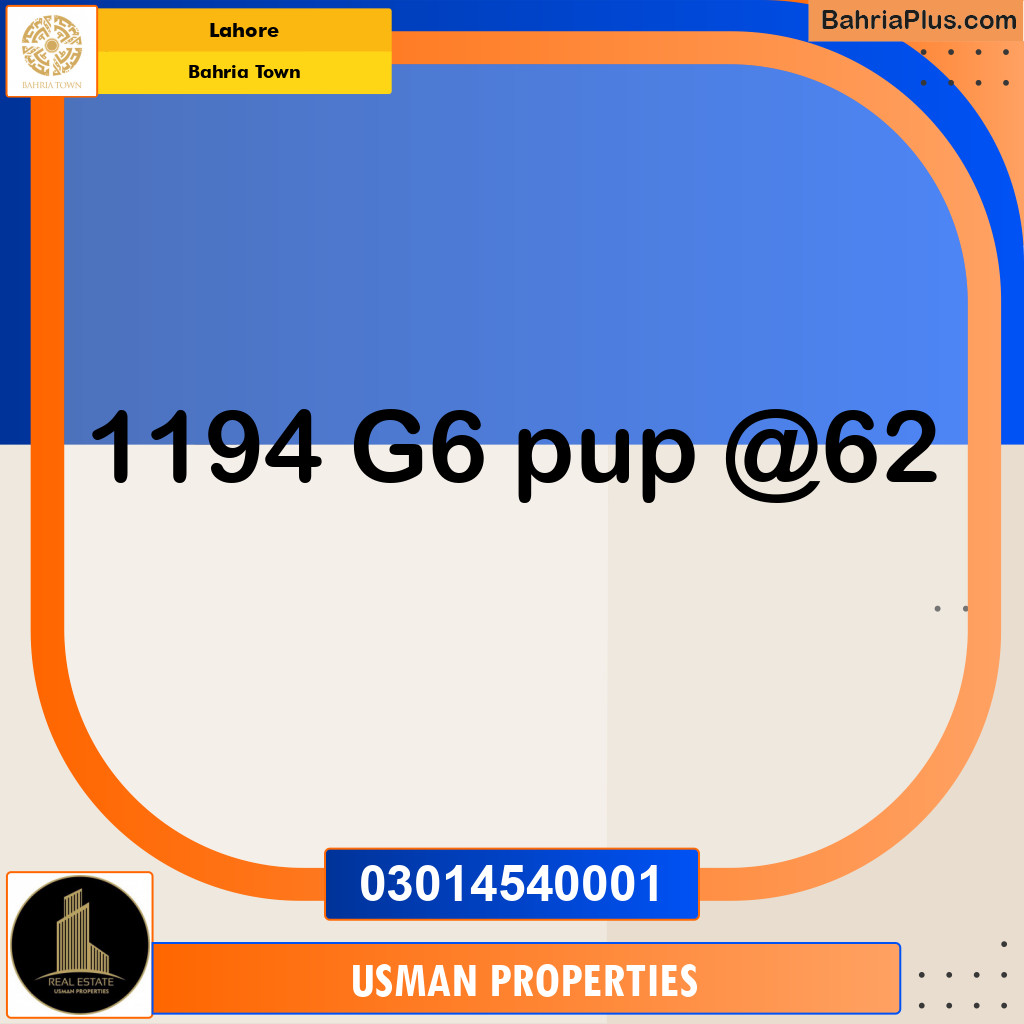 Residential Plot for Sale in Bahria Town, Lahore - (BP-245034)