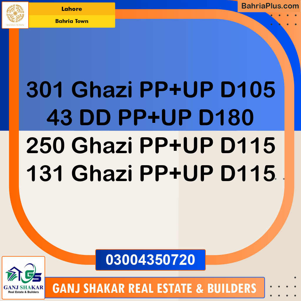 10 Marla Residential Plot for Sale in Bahria Town, Lahore - (BP-245306)