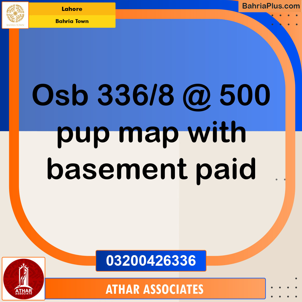 36 Marla Residential Plot for Sale in Bahria Town, Lahore - (BP-245815)