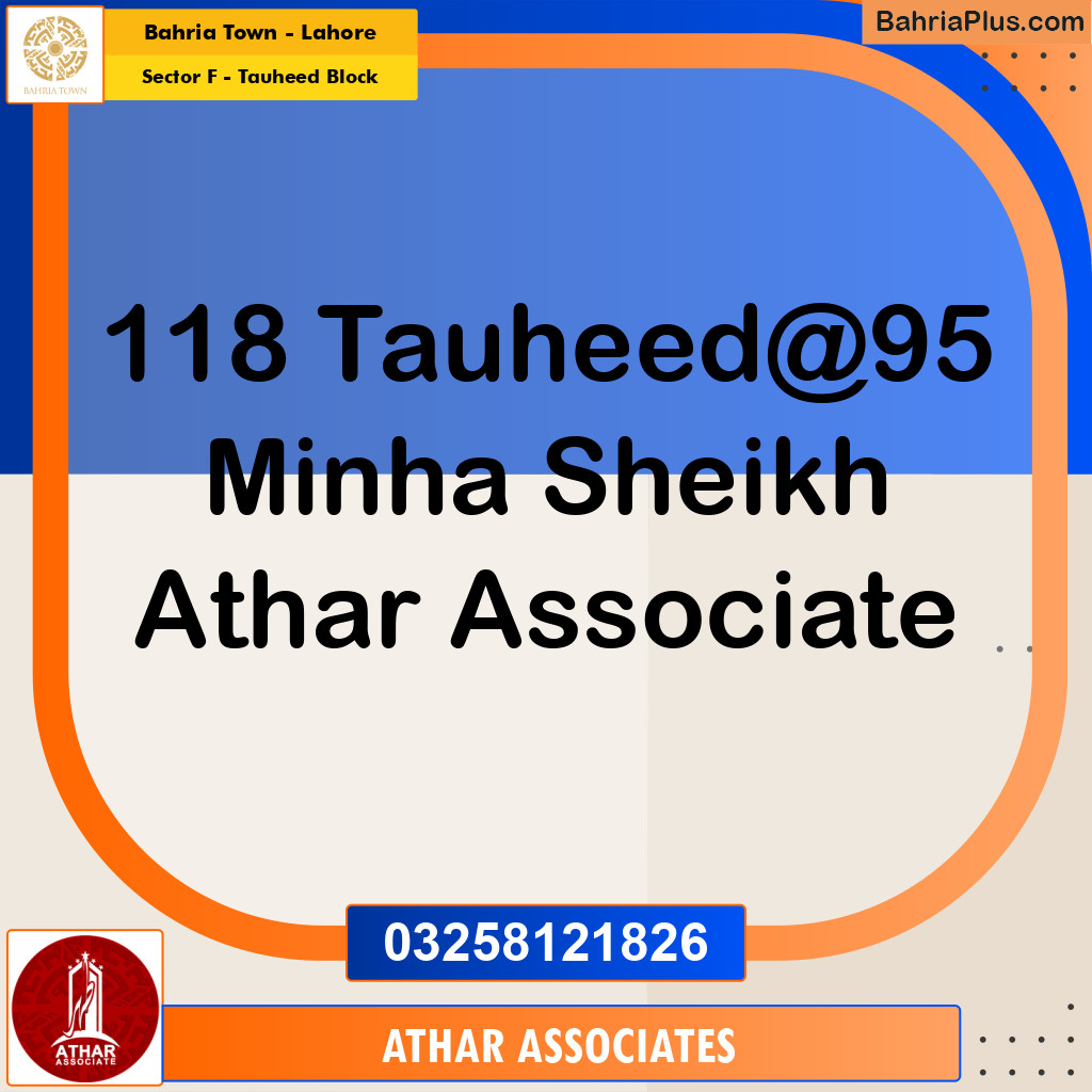 10 Marla Residential Plot for Sale in Sector F - Tauheed Block -  Bahria Town, Lahore - (BP-246005)