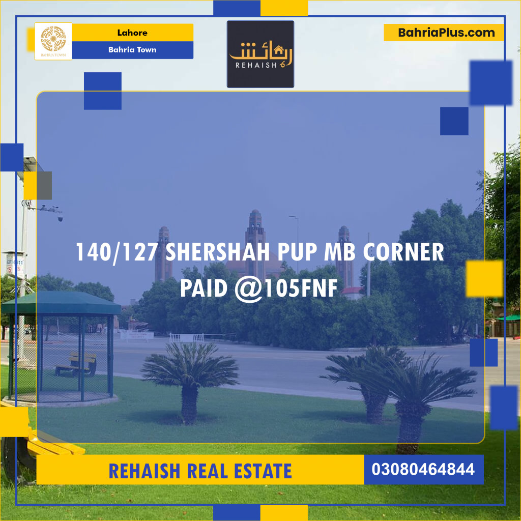 Residential Plot for Sale in Bahria Town, Lahore (BP246529) Bahria