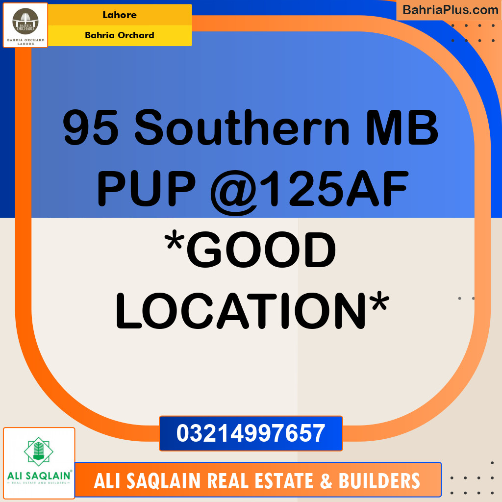 Residential Plot for Sale in Bahria Orchard, Lahore - (BP-246930)
