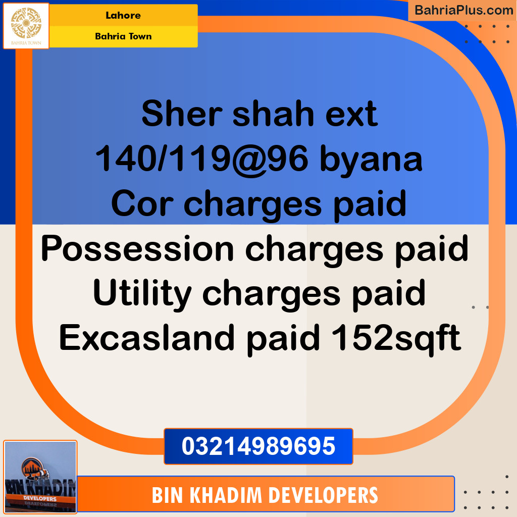 Residential Plot for Sale in Bahria Town, Lahore - (BP-247314)