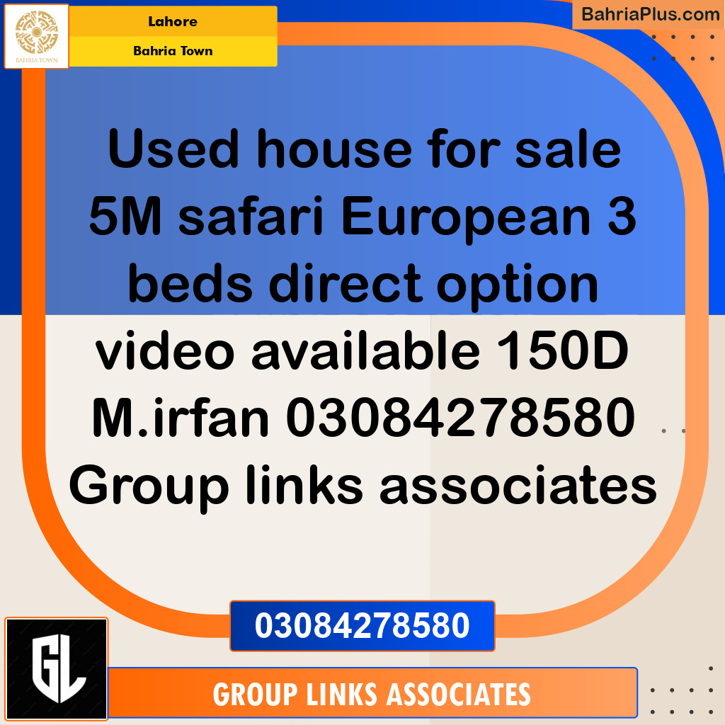 Residential House for Sale in Bahria Town, Lahore - (BP-247342)